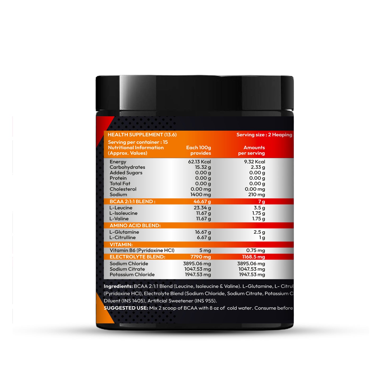 OAGS BCAA PRO ESSENTIAL – Orange Flavor