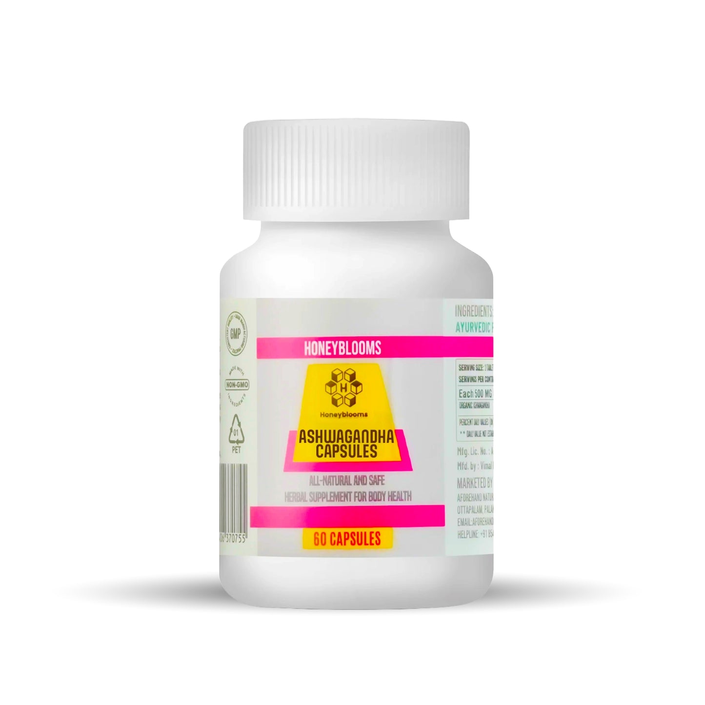 HONEY BLOOMS ASHWAGANDHA CAPSULES