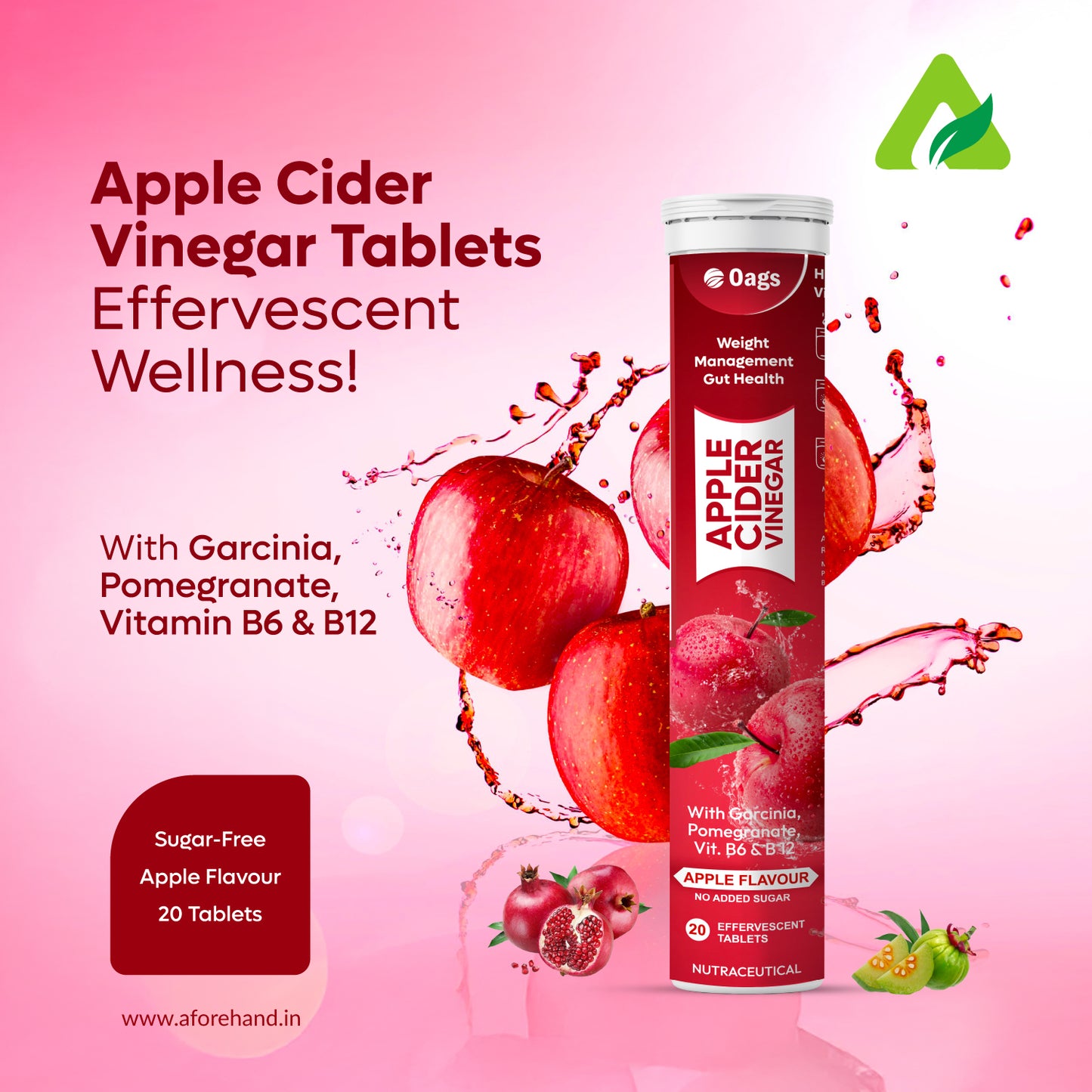 OAGS APPLE CIDER VINEGAR EFFERVESCENT TABLETS