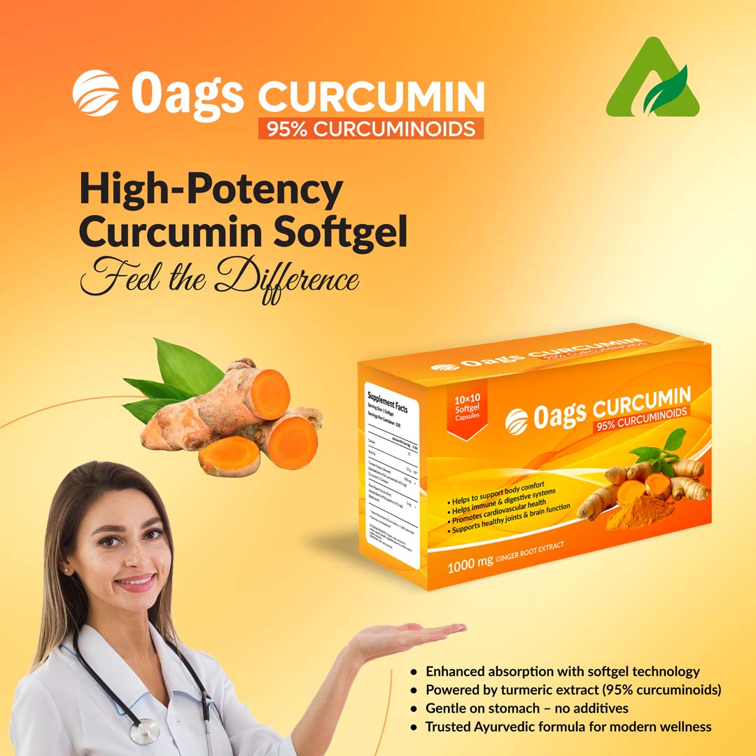 Oags Curcumin Softgel Capsules