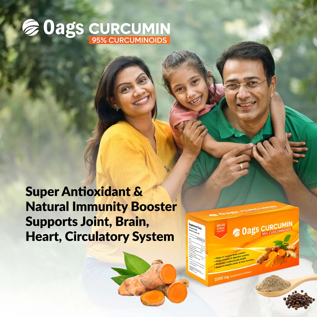 Oags Curcumin Softgel Capsules