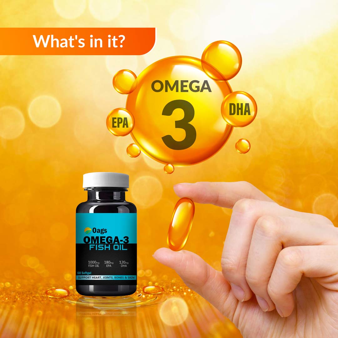 OAGS OMEGA-3 FISH OIL SOFTGEL CAPSULES