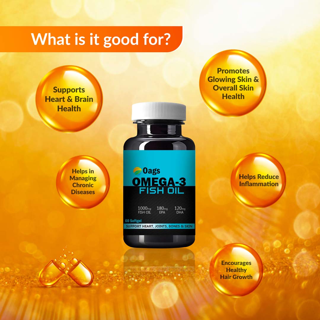 OAGS OMEGA-3 FISH OIL SOFTGEL CAPSULES
