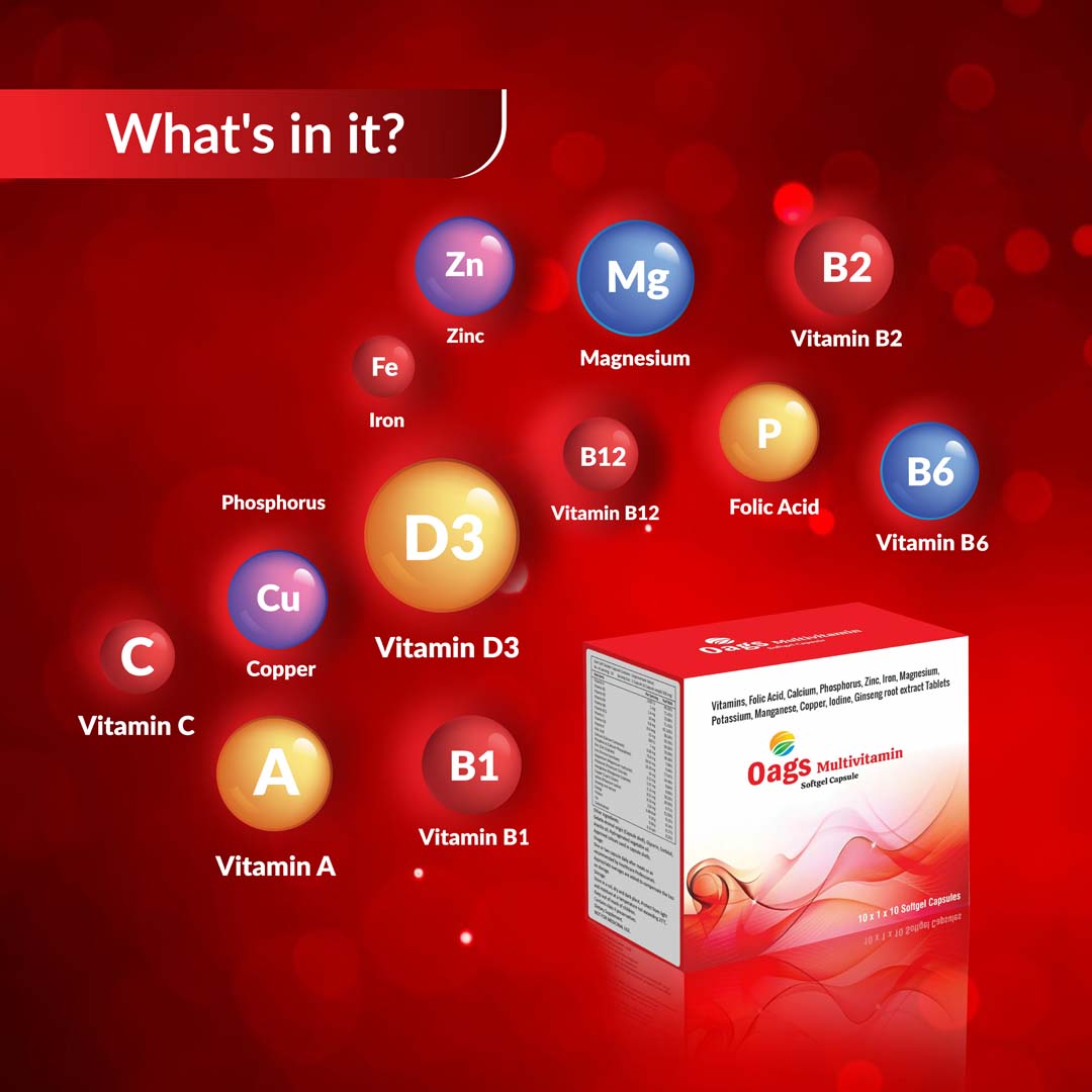 OAGS MULTIVITAMIN SOFT GEL CAPSULES