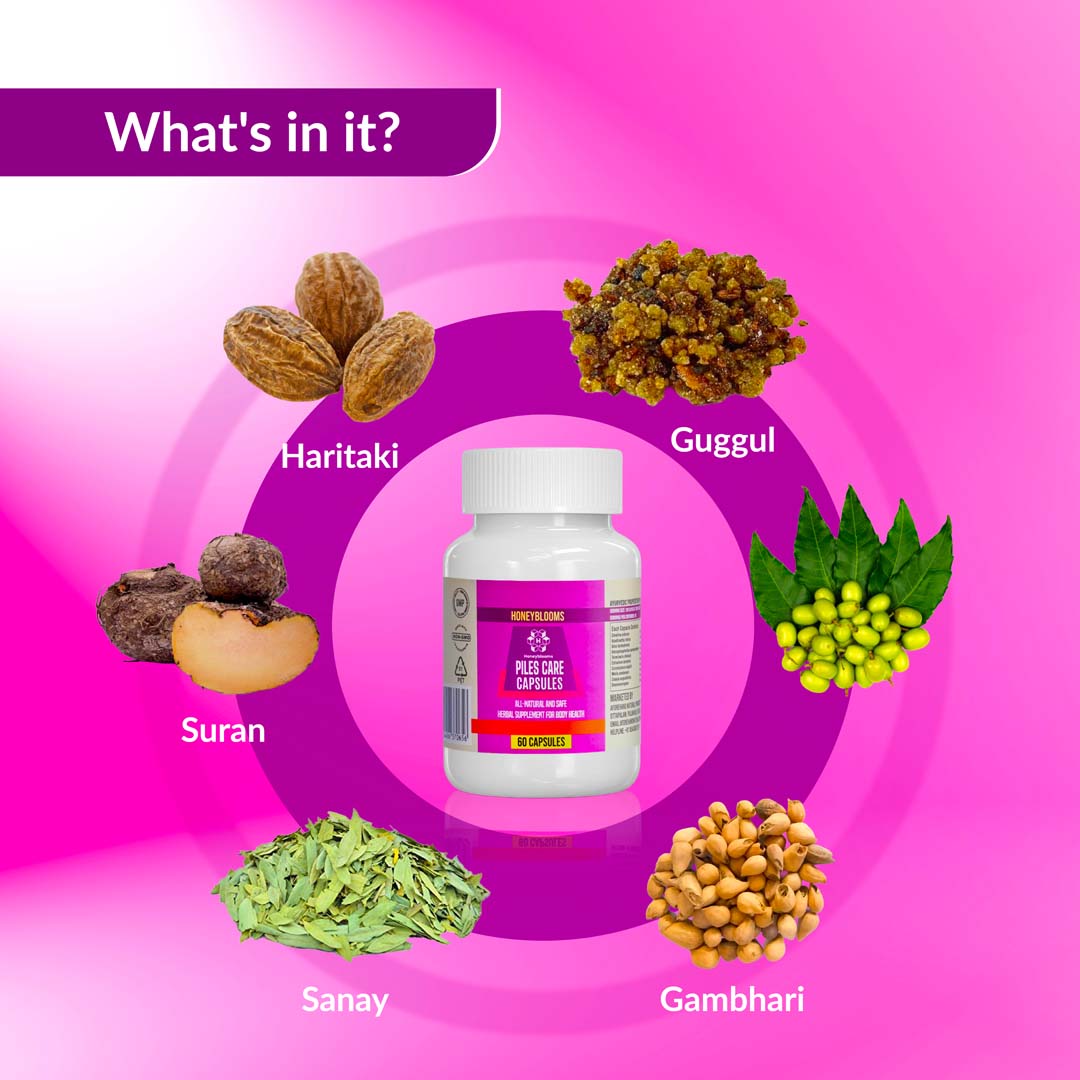 HONEY BLOOMS PILES CARE CAPSULES