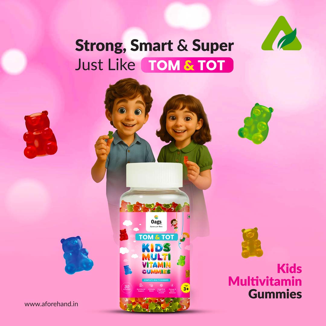 OAGS TOM AND TOT KIDS MULTIVITAMIN GUMMIES