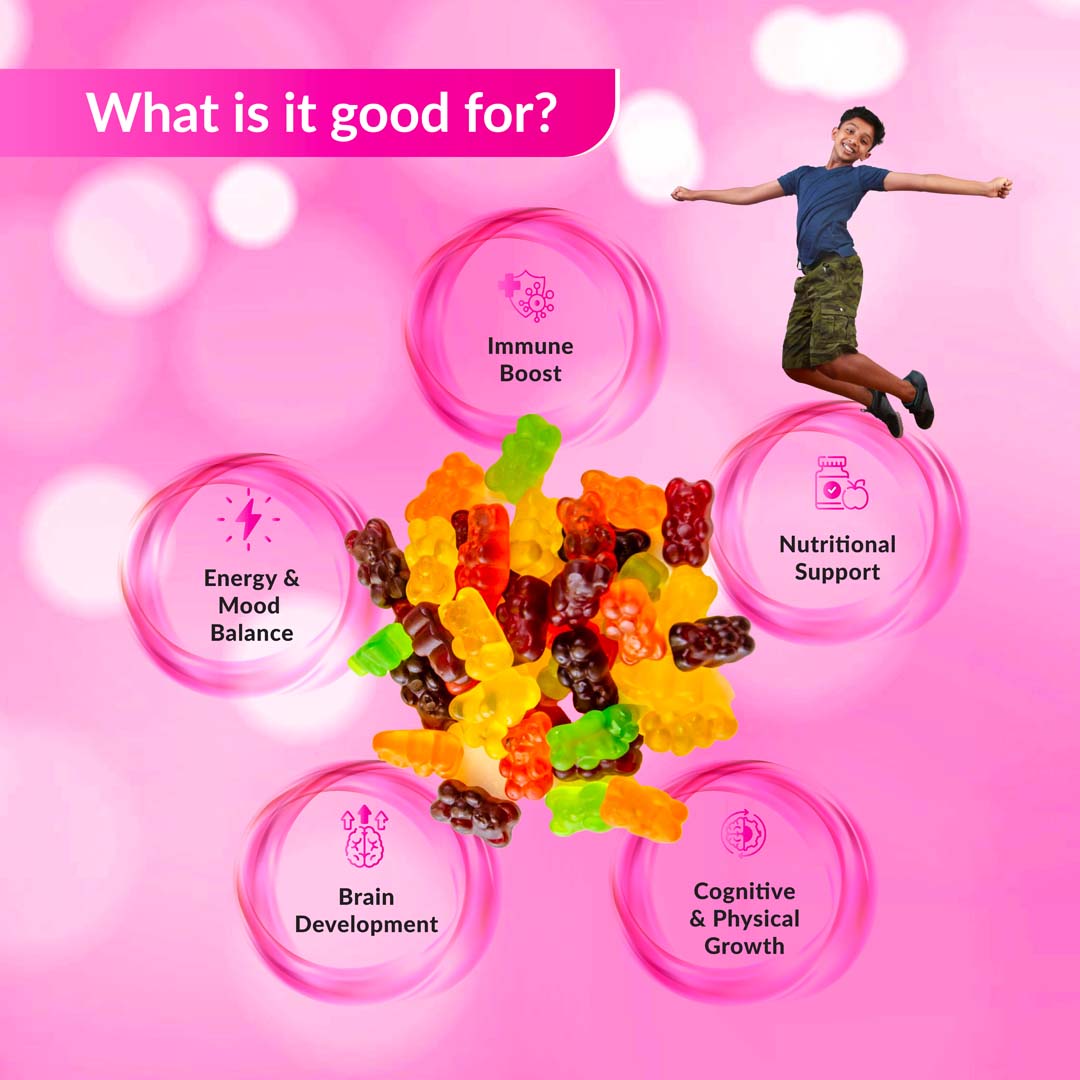 OAGS TOM AND TOT KIDS MULTIVITAMIN GUMMIES