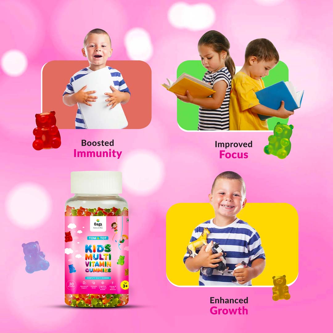 OAGS TOM AND TOT KIDS MULTIVITAMIN GUMMIES