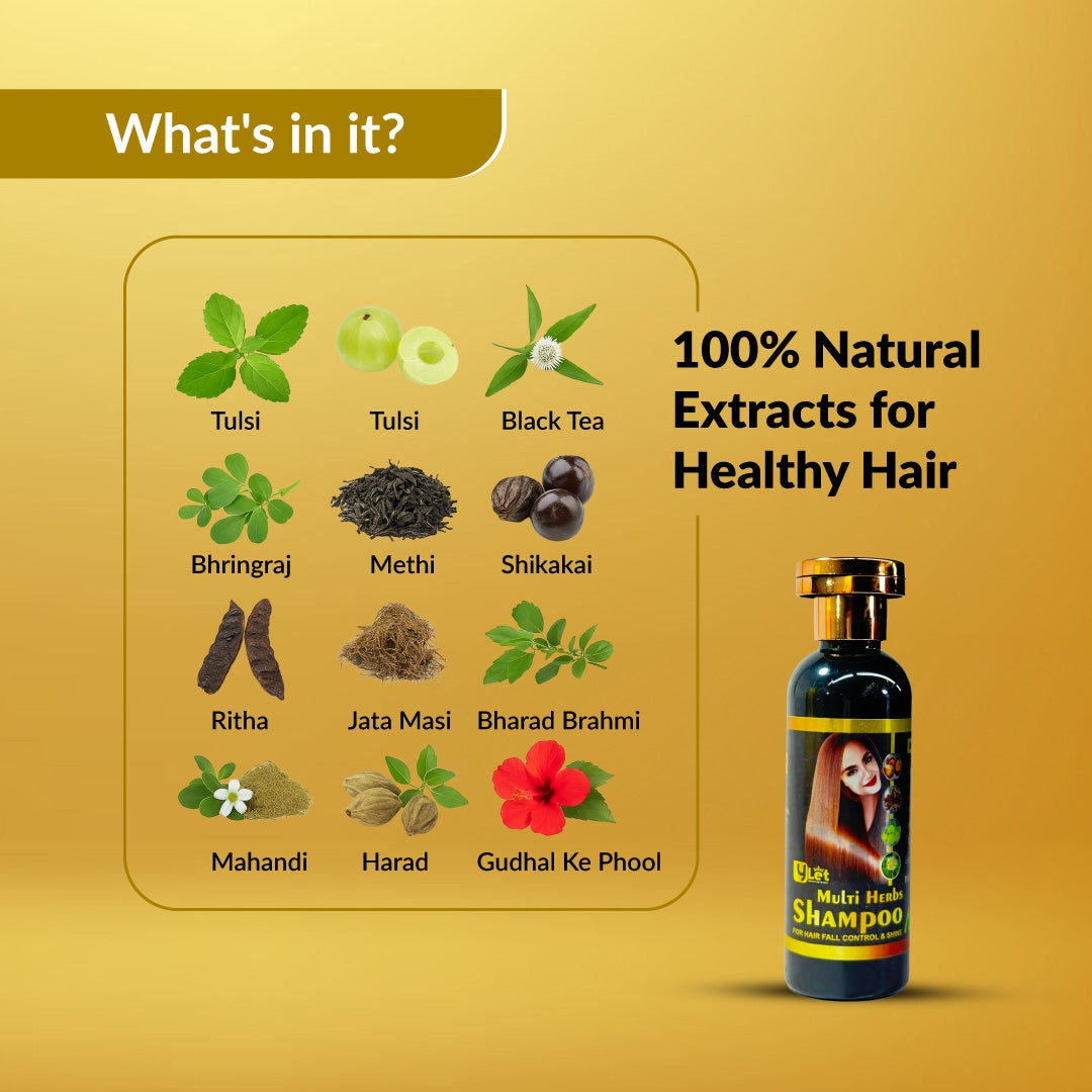 YLET MULTI HERBS SHAMPOO