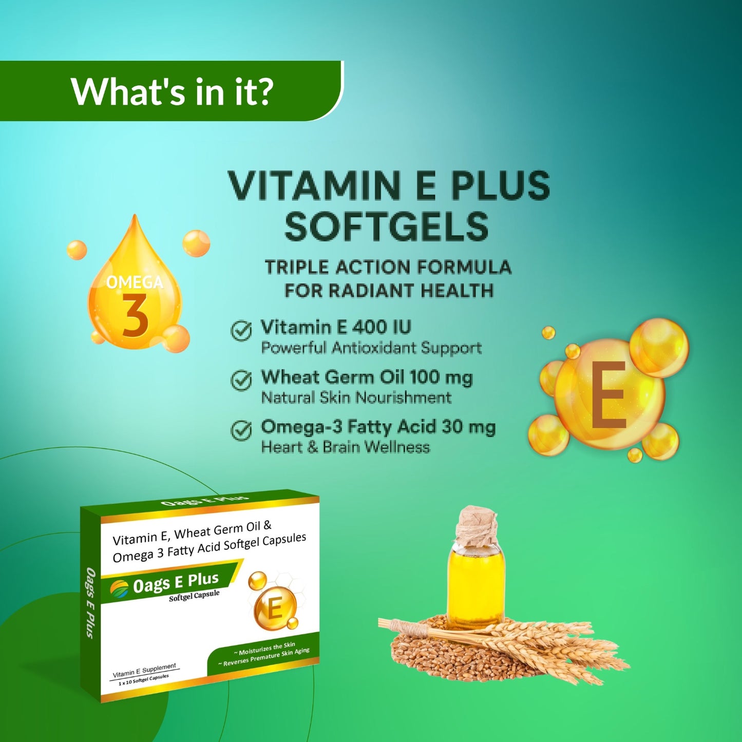 OAGS E PLUS SOFTGEL CAPSULES