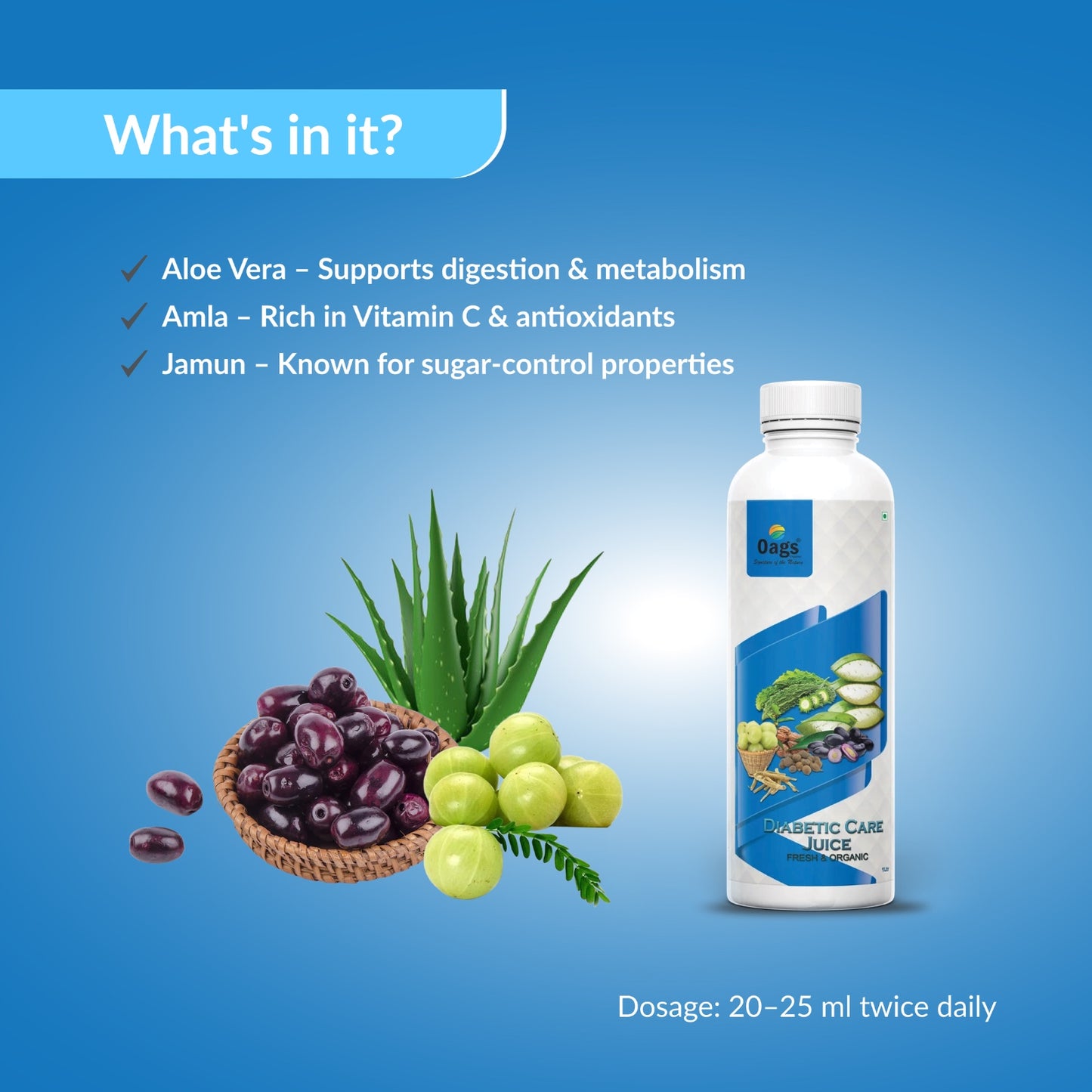 OAGS DIABETIC CARE JUICE