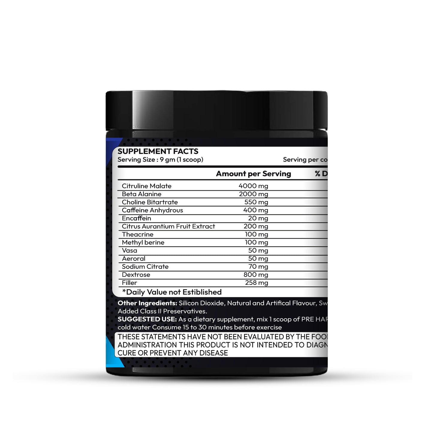 OAGS PRE HARD PRE-WORKOUT
