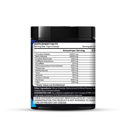 OAGS PRE HARD PRE-WORKOUT