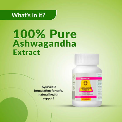 HONEY BLOOMS ASHWAGANDHA CAPSULES