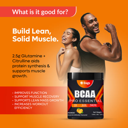 OAGS BCAA PRO ESSENTIAL – Orange Flavor