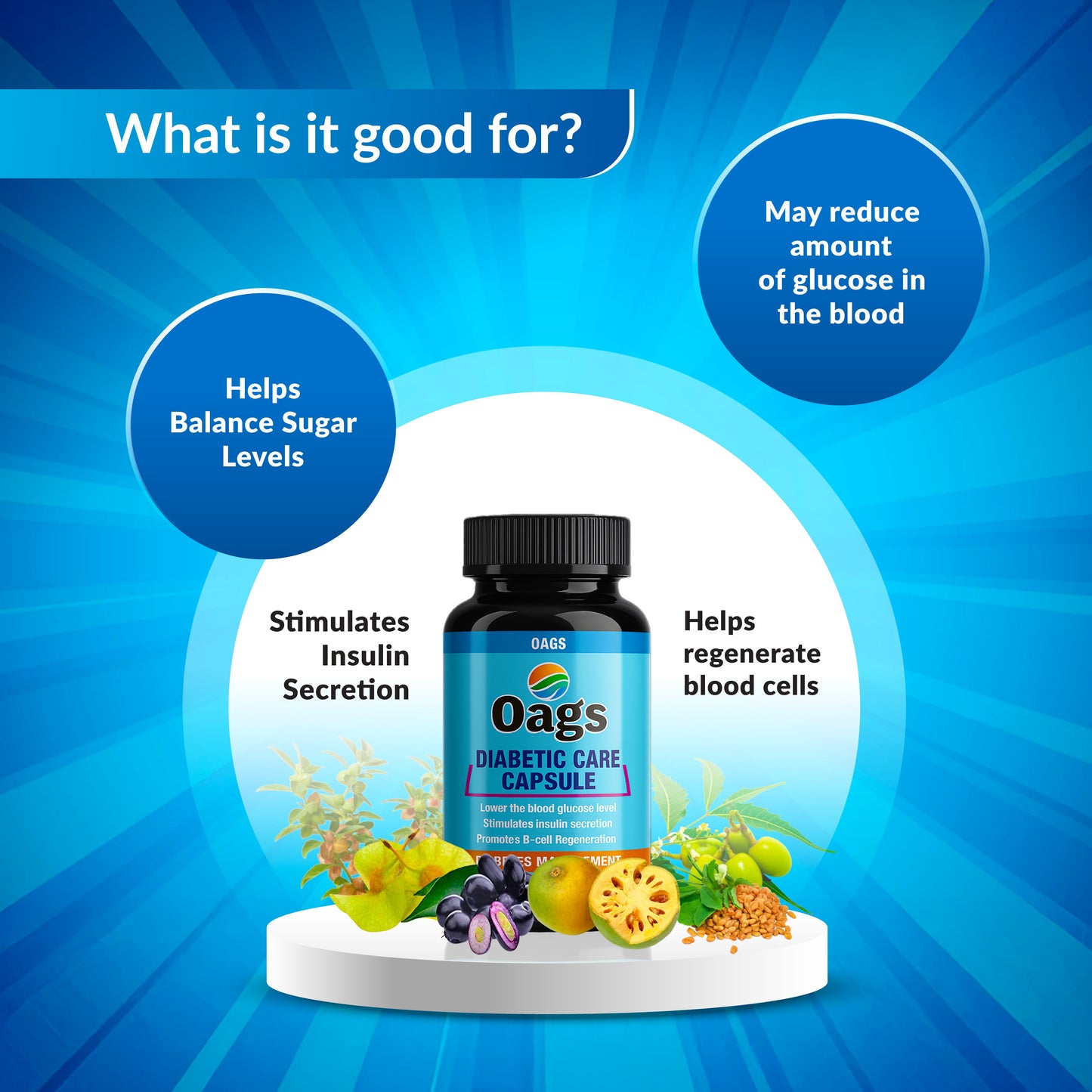 Oags Diabetic Care Capsules