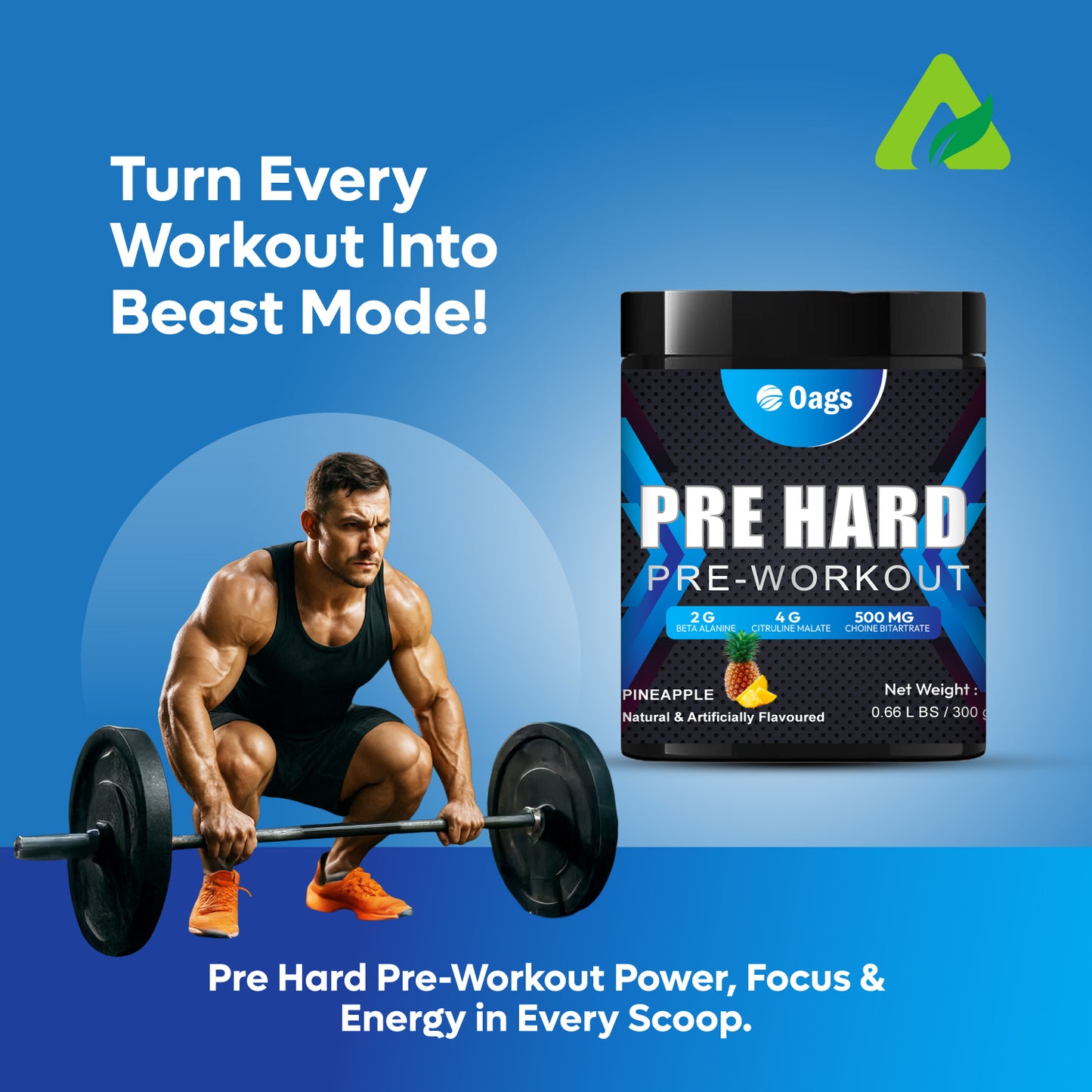 OAGS PRE HARD PRE-WORKOUT