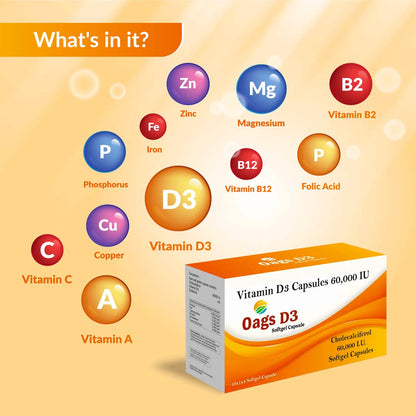 OAGS VITAMIN-D3 SOFT GEL CAPSULES