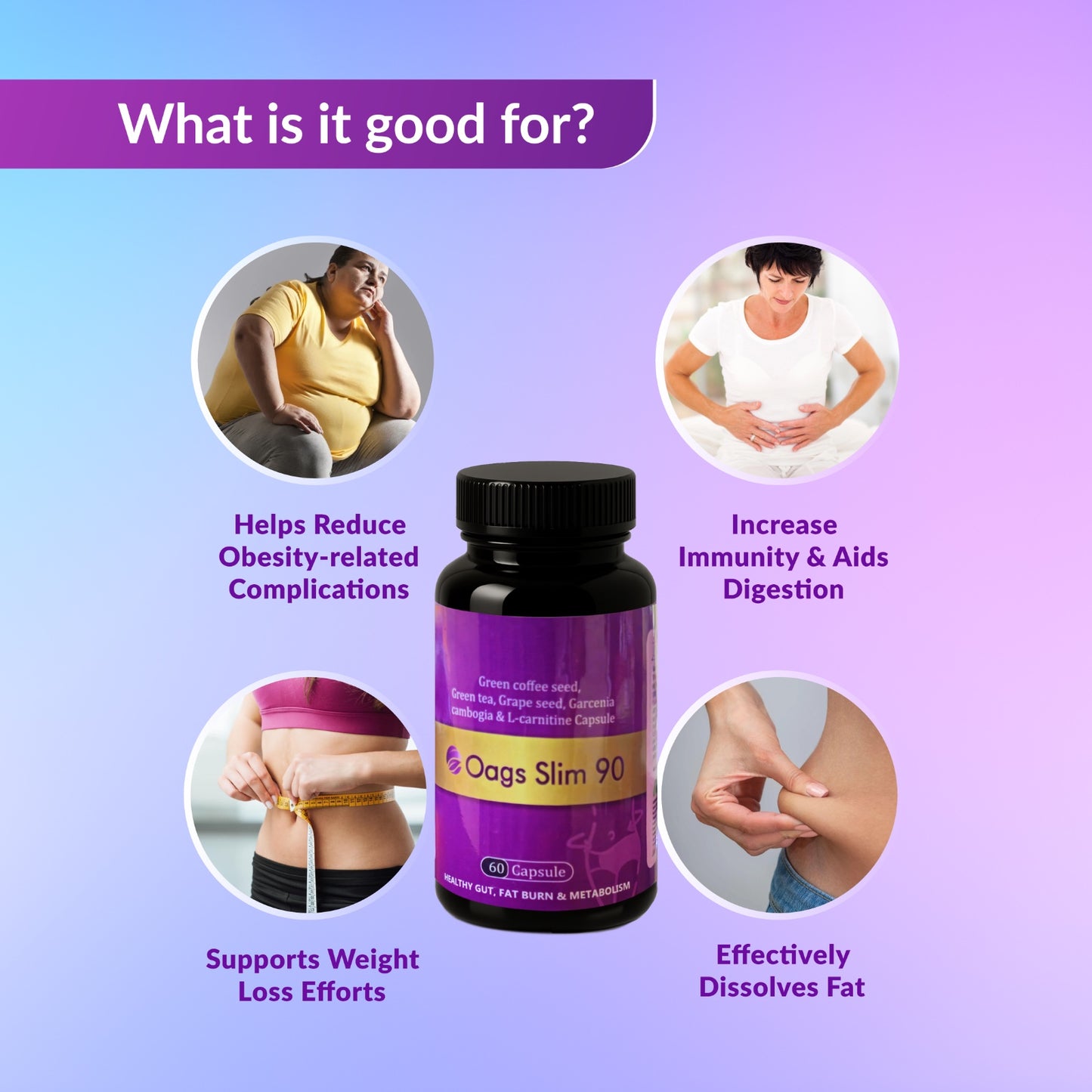 OAGS SLIM 90 CAPSULES