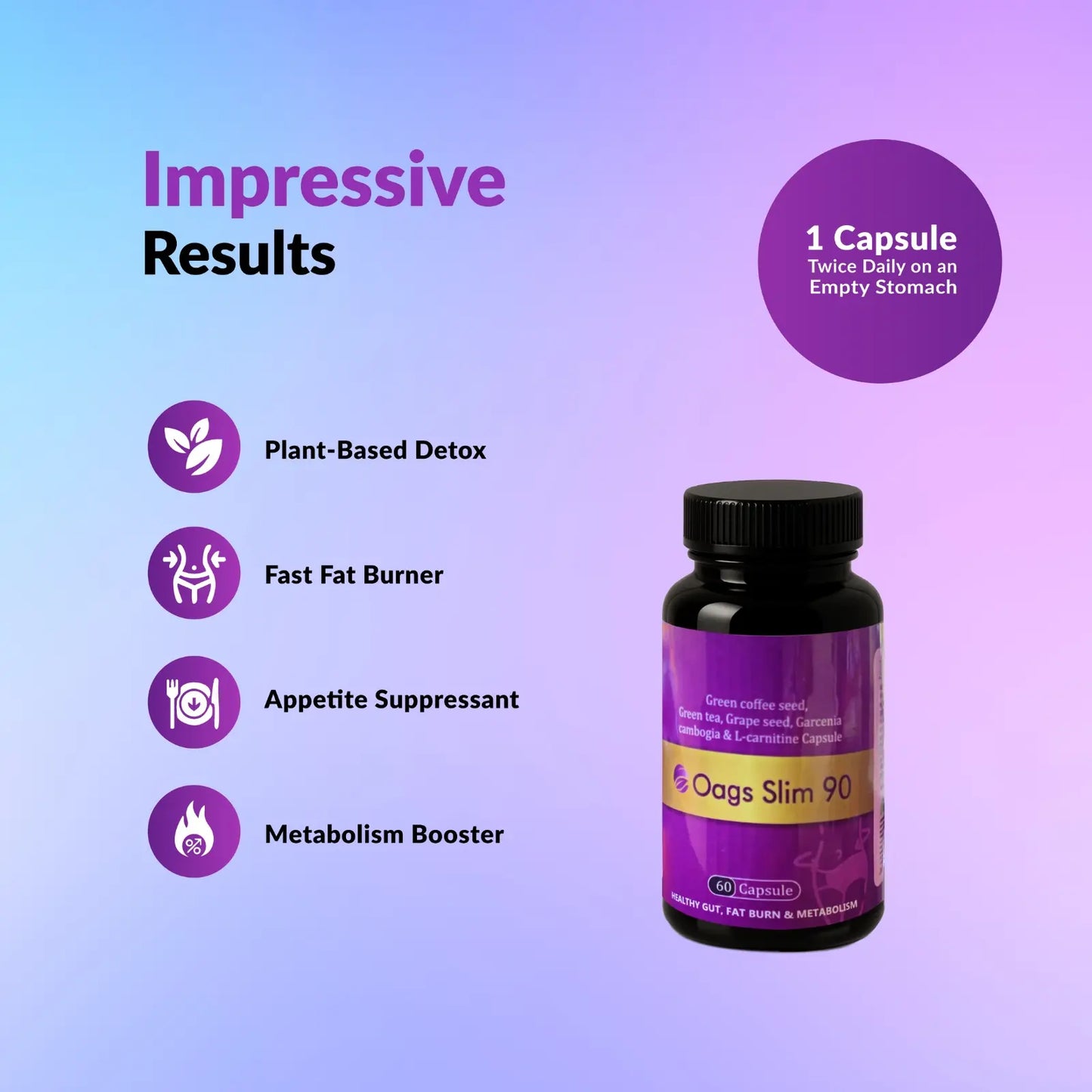 Oags Slim 90 Capsules